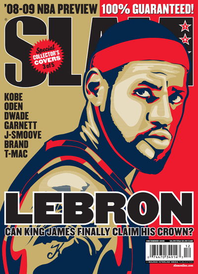 Lebron James, cover of SLAM 123 Lebron James, cover of SLAM 123