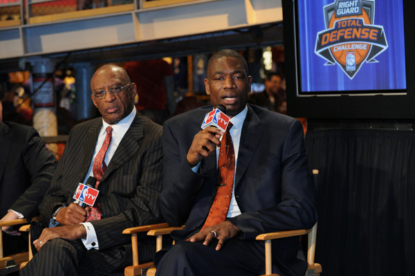 Bob Lanier and Dikembe Mutombo iHoops Bob Lanier and Dikembe Mutombo iHoops