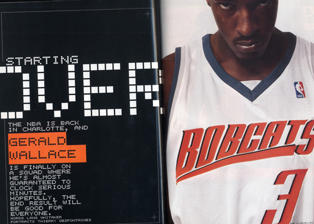 Gerald Wallace, SLAM 82 Feature. Gerald Wallace, SLAM 82 Feature.