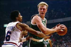 Larry Bird & Julius Erving Larry Bird & Julius Erving