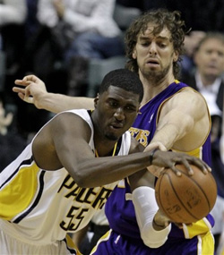 Roy Hibbert & Pau Gasol Roy Hibbert & Pau Gasol
