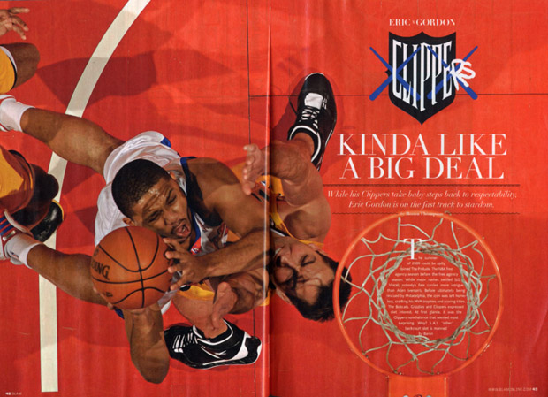 SLAM 135 Feature; Eric Gordon. SLAM 135 Feature; Eric Gordon.
