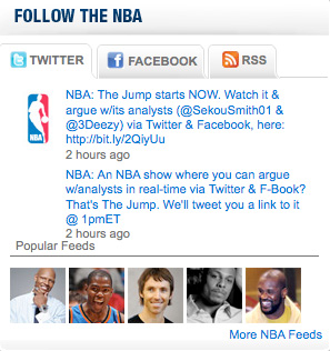 NBA social media NBA social media