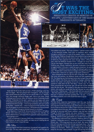 SLAM 108: Duke-Kentucky Classic. SLAM 108: Duke-Kentucky Classic.