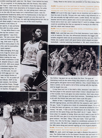 SLAM 31 Old School: Willis Reed. SLAM 31 Old School: Willis Reed.