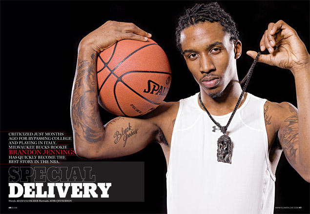 SLAM 135, Cover Story, Brandon Jennings. SLAM 135, Cover Story, Brandon Jennings.