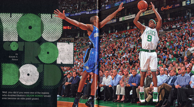 SLAM 132 Feature: Rajon Rondo SLAM 132 Feature: Rajon Rondo