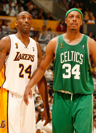 Kobe Bryant/Paul Pierce 2008 Finals. Kobe Bryant/Paul Pierce 2008 Finals.