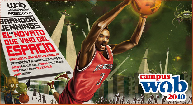 Brandon Jennings, WOB camp. Brandon Jennings, WOB camp.