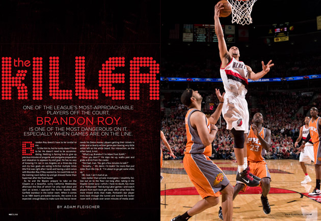 SLAM 140 feature: Brandon Roy. SLAM 140 feature: Brandon Roy.