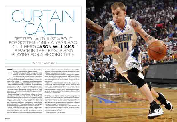 SLAM Magazine 140 Feature: Jason Williams. SLAM Magazine 140 Feature: Jason Williams.