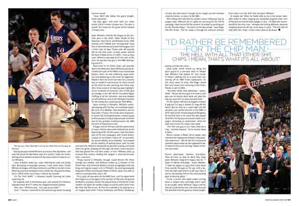 SLAM Magazine 140 feature: Jason Williams. SLAM Magazine 140 feature: Jason Williams.