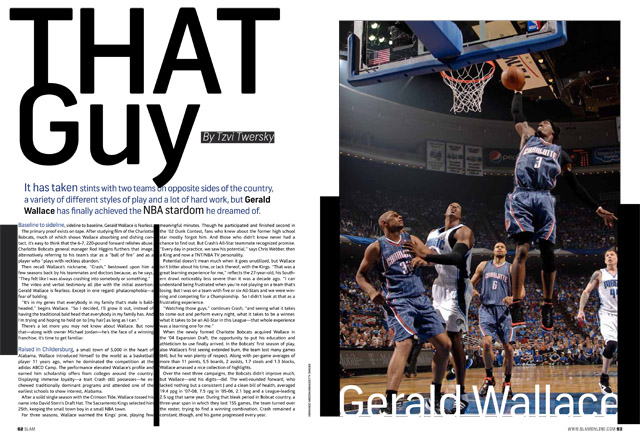 SLAM 141: Gerald Wallace feature SLAM 141: Gerald Wallace feature