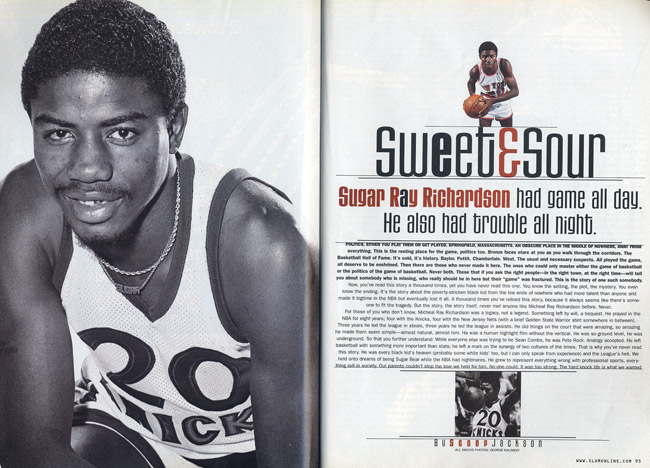 SLAM 35 Old School: Micheal Ray Richardson SLAM 35 Old School: Micheal Ray Richardson