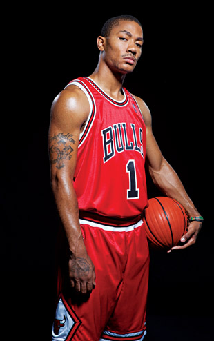 Derrick Rose as shot by Atiba Jefferson. Derrick Rose as shot by Atiba Jefferson.