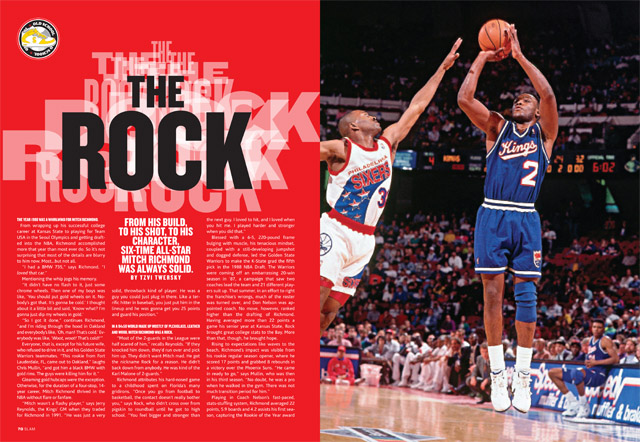 Mitch Richmond, SLAM Magazine 143 Old School. Mitch Richmond, SLAM Magazine 143 Old School.
