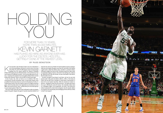 Kevin Garnett spread Kevin Garnett spread