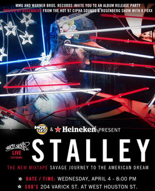 Stalley: Mixtape release party flyer
