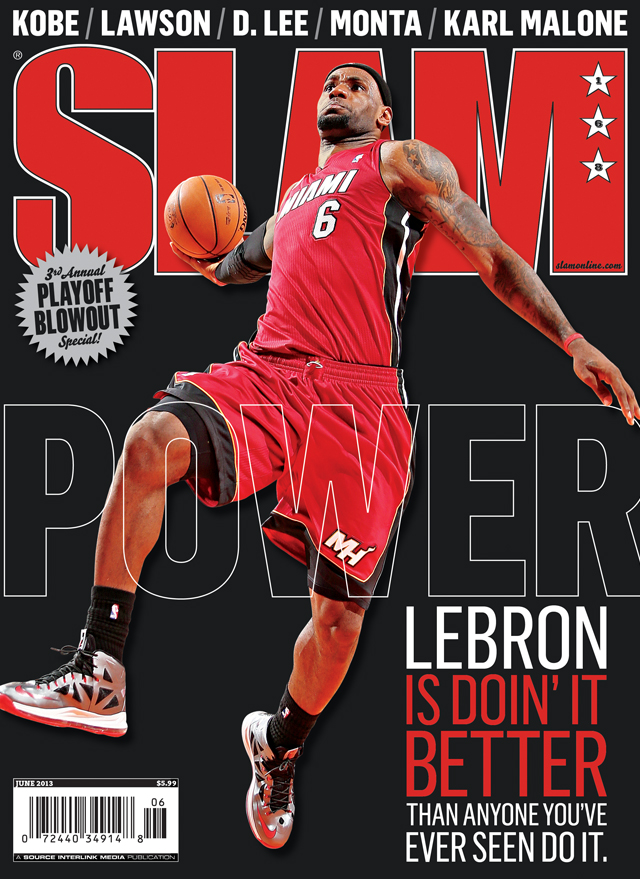LeBron James covers SLAM 168 LeBron James covers SLAM 168