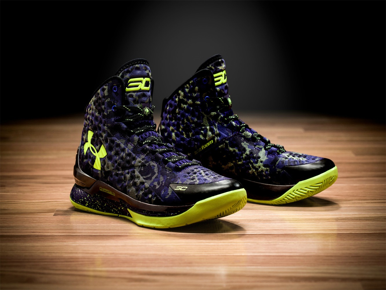 Consider New Mens UA Curry 6 3M Purple Skyblue Basketball Shoes 