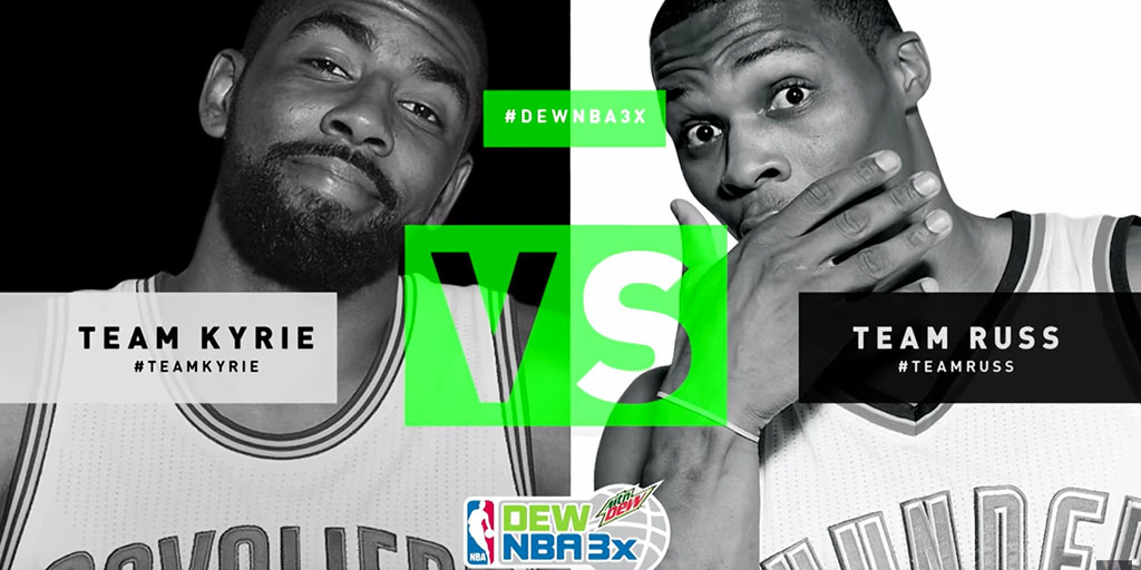 Russell Westbrook & Kyrie Irving To Serve As GMs Of The Dew NBA 3X All-Star Game In New Orleans