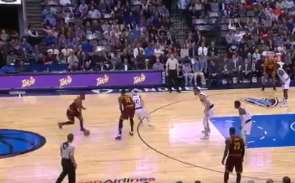 WATCH: Kyrie Puts Seth Curry In The Blender
