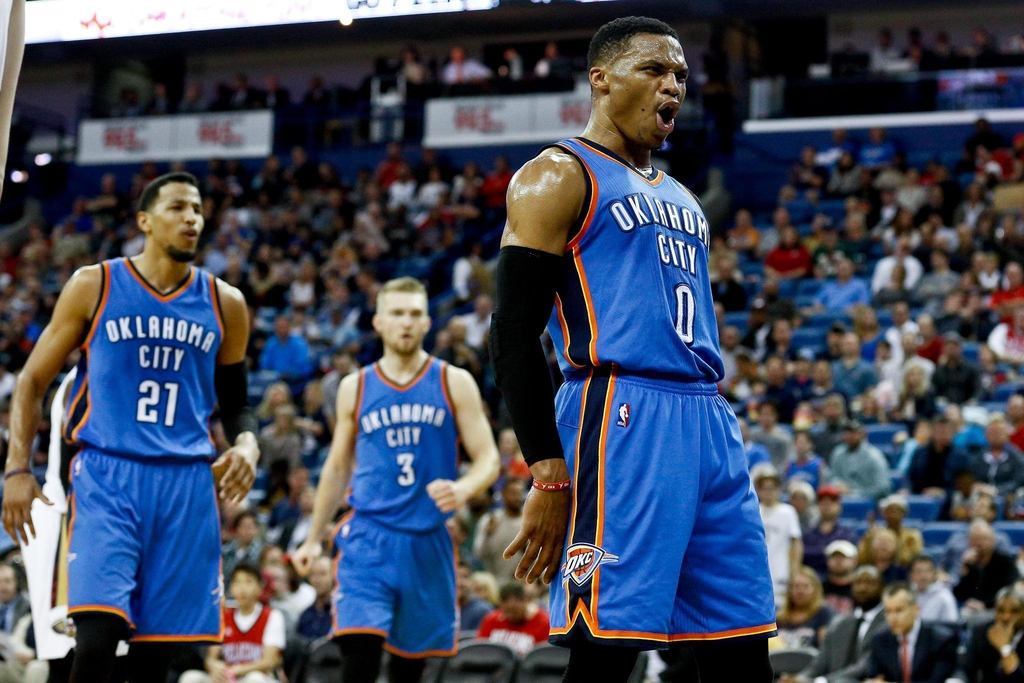 Russell Westbrook Hangs 23rd Triple-Double on the Pelicans