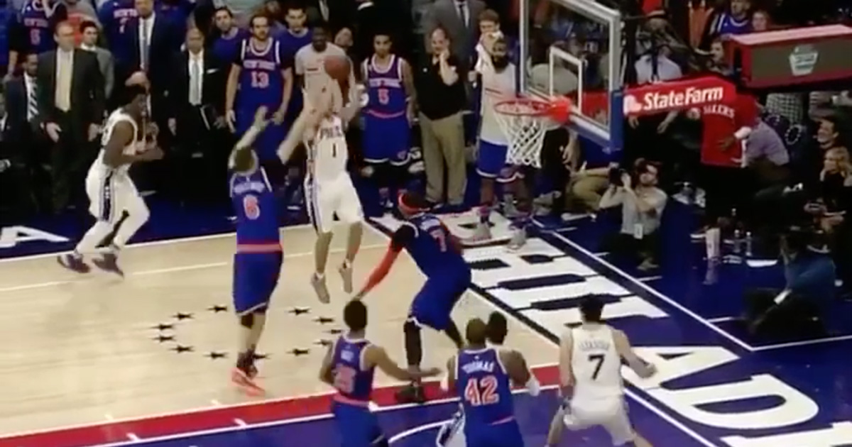 WATCH: TJ McConnell Beats the Knicks at the Buzzer