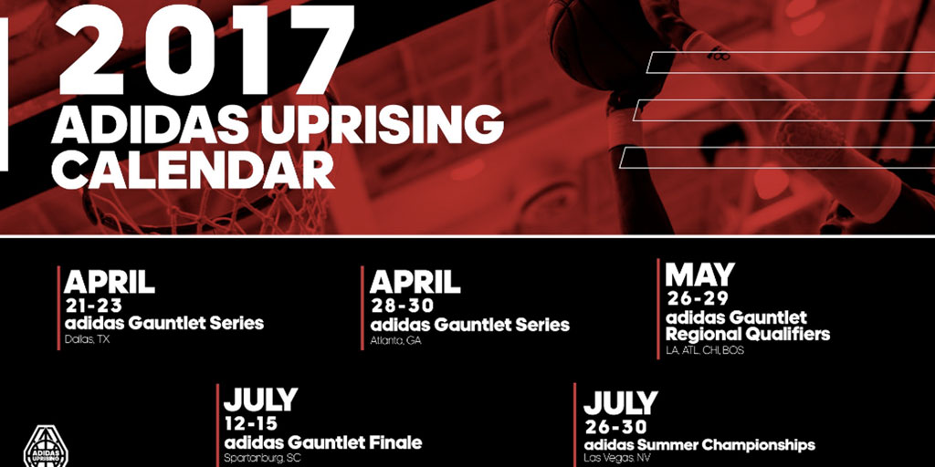 adidas Announces Sites & Dates For 2017 Uprising Circuit