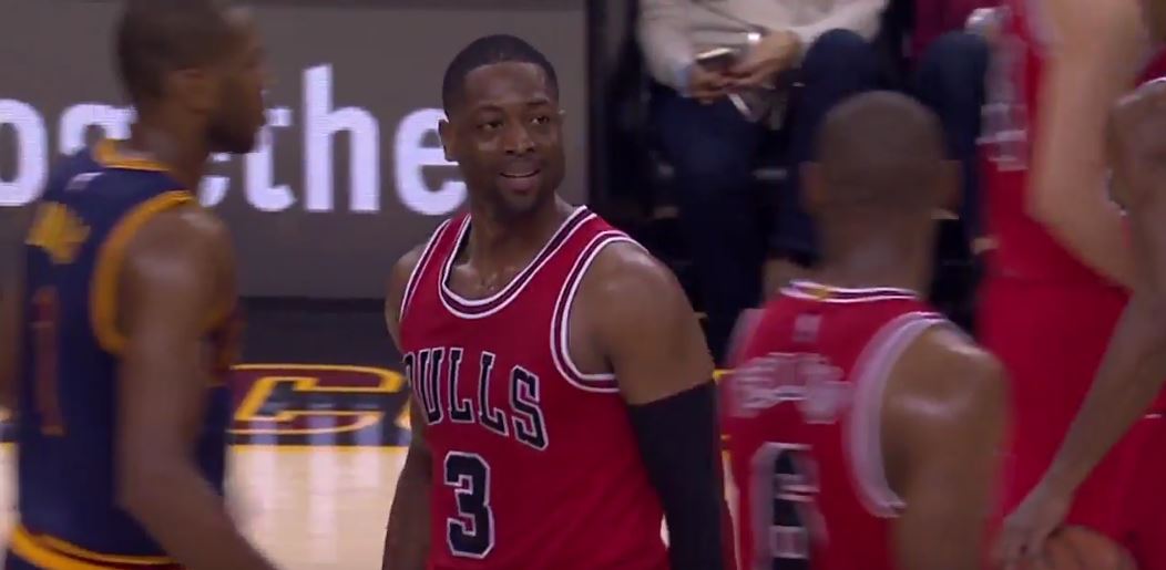 WATCH: Cristiano Felício Costs Dwyane Wade A Triple-Double