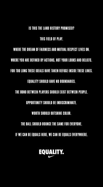 nike equality