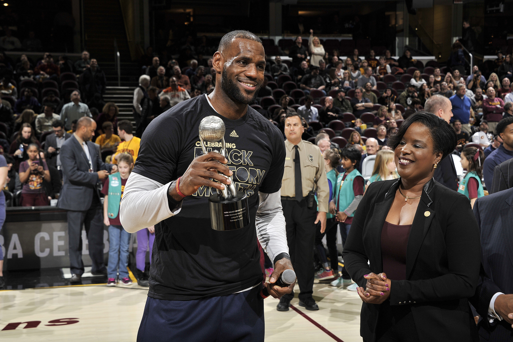 LeBron James Receives NAACP Jackie Robinson Sports Award