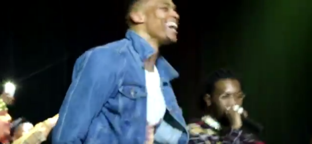 WATCH: Migos Brought Out Russell Westbrook in OKC