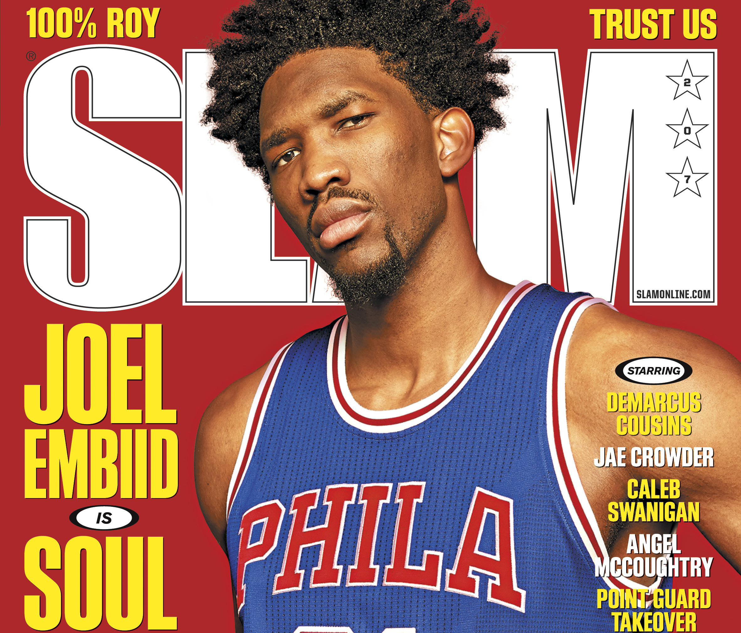 SLAM 207 Cover: Joel Embiid is...Soul On Ice
