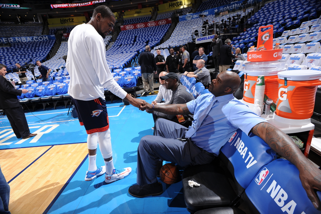 Shaquille O'Neal: Kevin Durant 'Can't Talk to Me Like That'