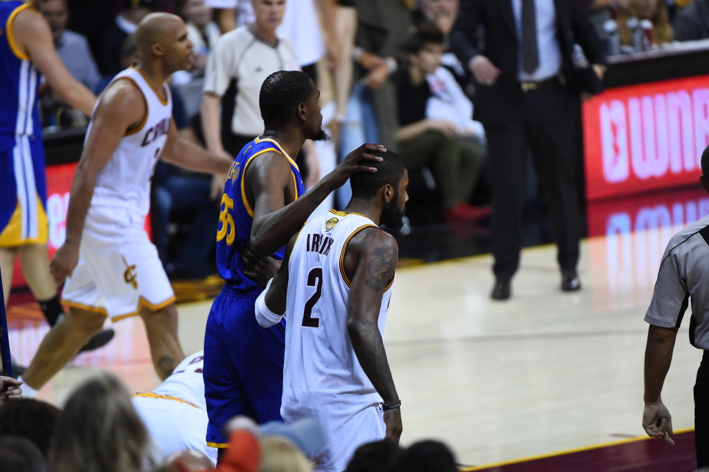 Kevin Durant Hopes Kyrie Irving Finds Happiness 'Wherever That is'