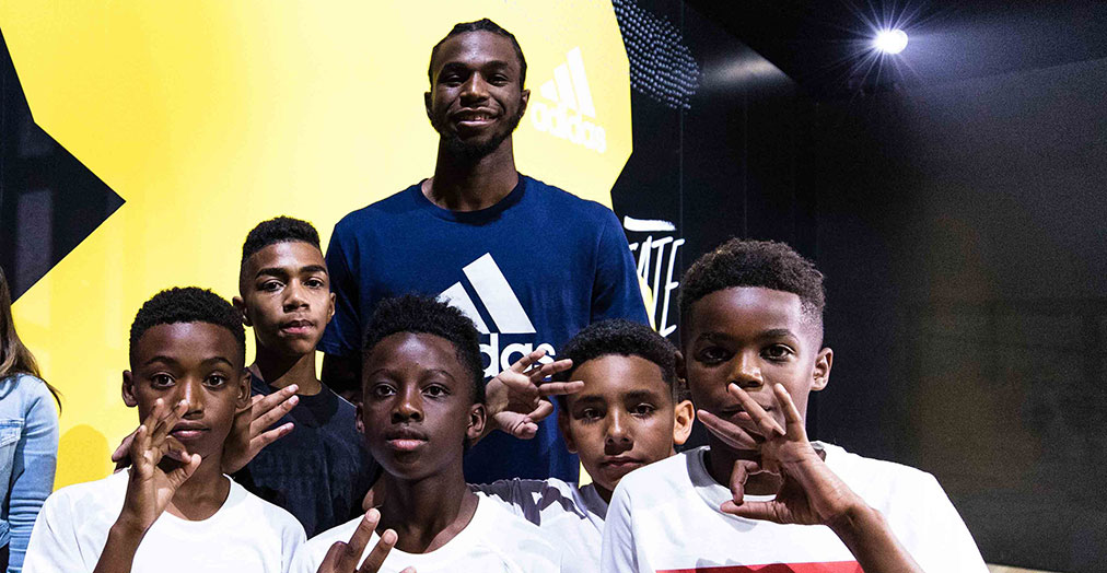 Andrew Wiggins, Jaylen Brown and Brandon Ingram Introduce the Crazy Explosive 17 at adidas' LVL3
