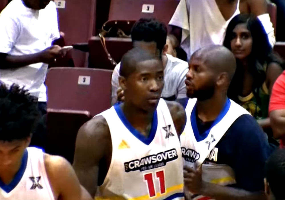 Jamal Crawford Gets Buckets And Gets Heated In Crawsover League Game