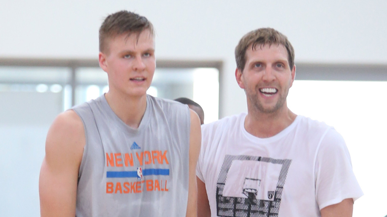 Dirk Nowitzki and Kristaps Porzingis Work Out Together in South Africa