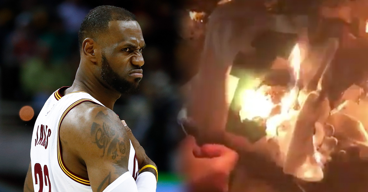 LeBron James Rants on Fans Burning Players' Jerseys
