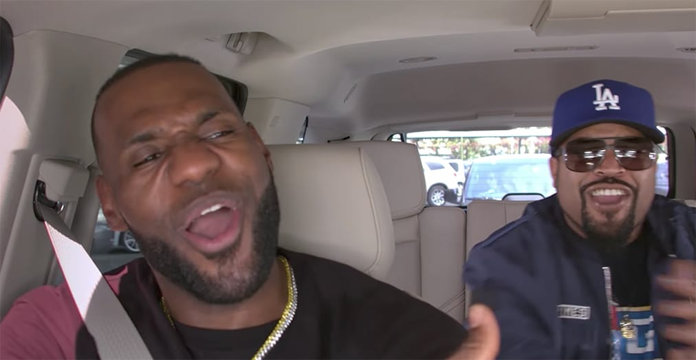 LeBron James, Ice Cube and James Corden do Carpool Karaoke
