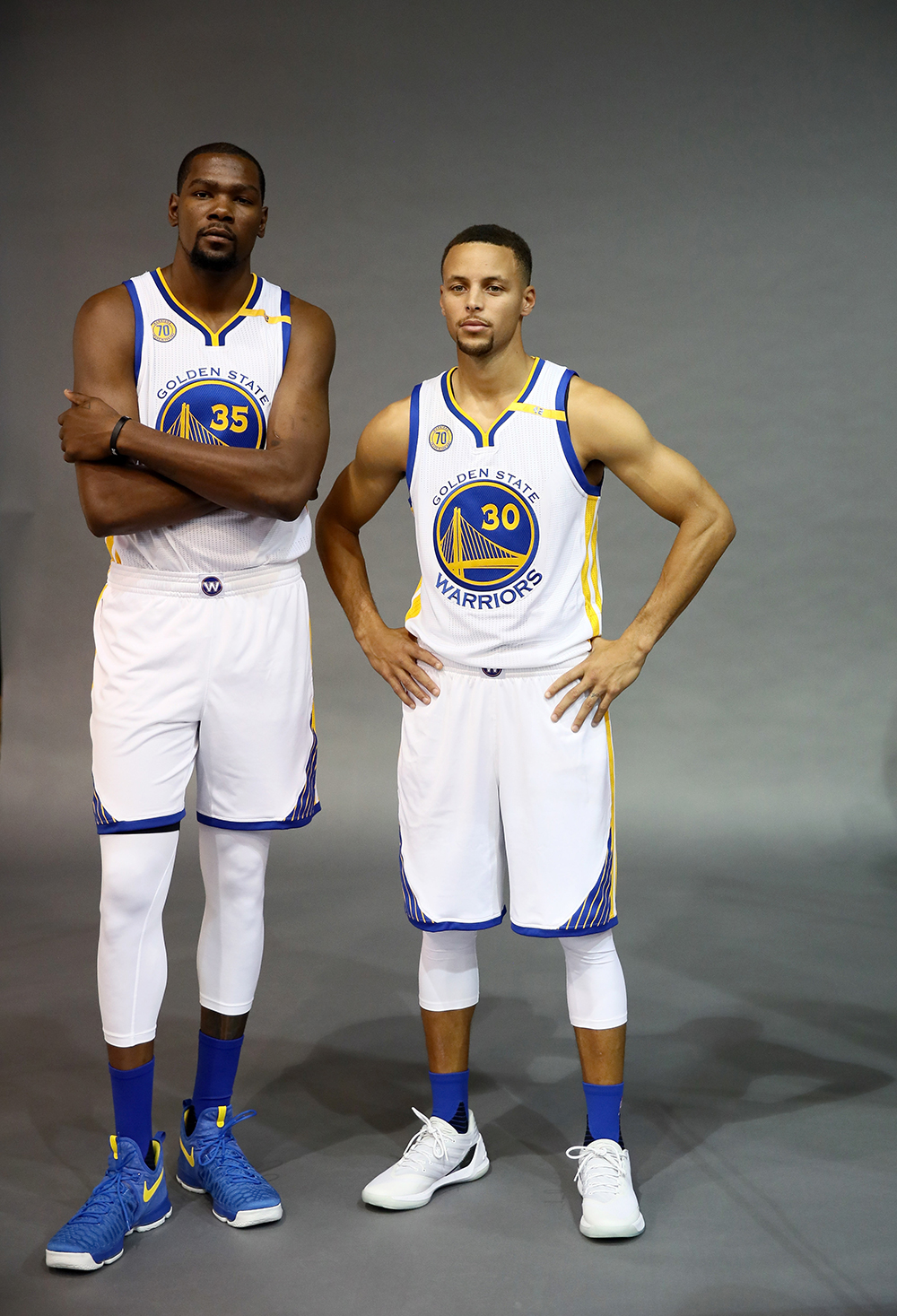 Kevin Durant: Nike KD 9, Stephen Curry: Under Armour Curry 3 Low