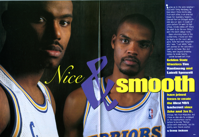 SLAM 5: Time Hardaway and Latrell Sprewell SLAM 5: Time Hardaway and Latrell Sprewell