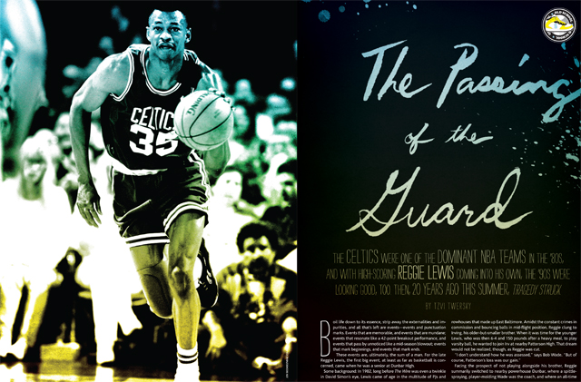 Reggie Lewis feature (SLAM August 2013)